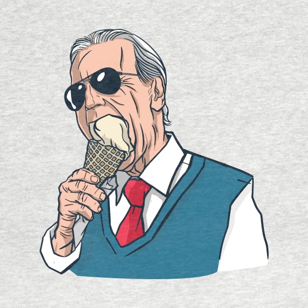 President Joe Biden Eating Ice Cream by SLAG_Creative